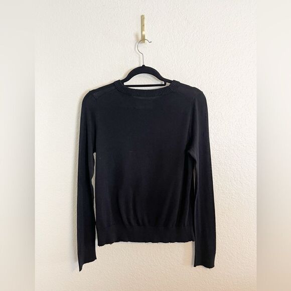 Zadig & Voltaire Miss Love Punk Intarsia black  Sweater Size Small. NWT - Picture 4 of 10